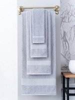 Полотенце Arya Однотонное 30X50 Miranda Soft Серый