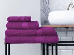 Полотенце Arya Однотонное 70X140 Miranda Soft Фуксия