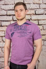 Футболка 3546 лиловый MAX WAY