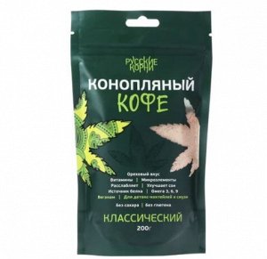 Растворимый кофе без кофеина "Конопляный", 200 г