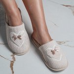 Тапочки Arya Женские Shine, 39 Бежевый