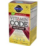 Garden of Life, Vitamin Code, для здоровья крови, 60 растительных капсул
