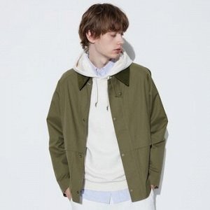 UNIQLO - стильная мужская куртка - 56 OLIVE