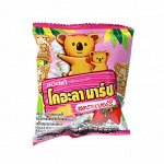 Печенье &quot;Коала Марш&quot; с шоколадом вкус клубники, Thai Lotte, 19.5г, 1/24/144