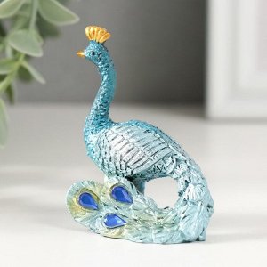 Фигурка полистоун «Павлин со стразами», 5.5x6.5 см