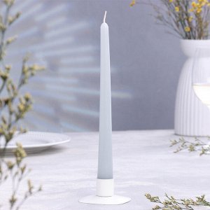 Набор свечей античных, 2.3x24.5 см, 5 ч, 55 г, 4 шт., серая