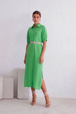 Martichelli Платье-рубашка салатовое