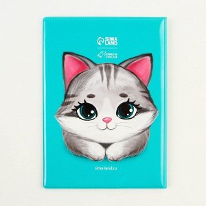 Обложка на ветеринарный паспорт «Котята», ПВХ