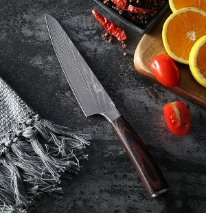 Универсальный кухонный нож сталь 40Cr14, 25,3см