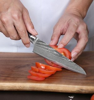 Универсальный кухонный нож сталь 40Cr14, 25,3см