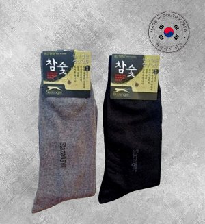 Классические мужские носки Slazenger с углем Ю.Корея