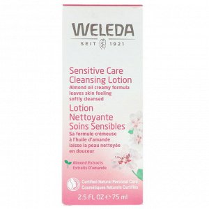 Weleda, Очищающий лосьон для чувствительной кожи с экстрактом миндалем, 2,5 ж. унц. (75 мл)