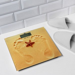 Весы напольные Luazon LVE-005 "Песок", электронные, до 180 кг, 2хAAA (не в комплекте)
