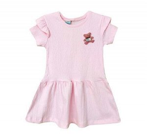 Платье для девочек, розовый, 98 см, (Con Con Турция)