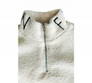 Куртка, толстовка для девочек, бежевый, 140 см, (Z.T.SH. Китай (Пекин))