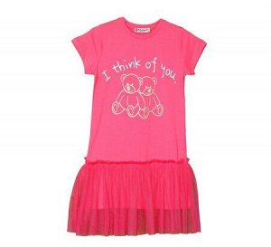 Платье для девочек, розовый, (VIOLLEN Турция)