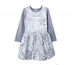 Платье для девочек, серый, 110 см, (ADORA Турция)