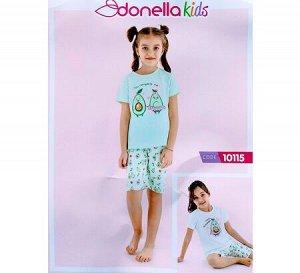 Пижама для девочек, кремовый, 10-11 см, (Donella Турция)