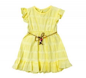 Платье для девочек, желтый, 86 см, (FINDIK Турция)