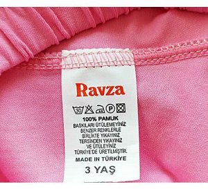 Комплект, костюм для девочек, розовый, 98 см, (RAVZA Турция)