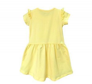 Платье для девочек, желтый, 86 см, (PF Турция)