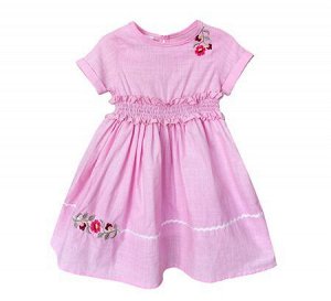 Платье для девочек, розовый, 122 см, (AYCITY Турция)