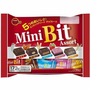 Шоколад BOURBON Mini Bit Assorted ассорти 5 вкусов 139г,
