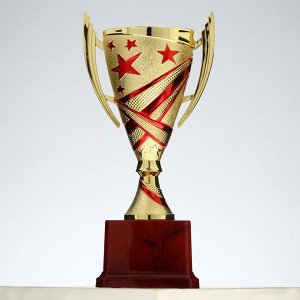 Кубок 183B, наградная фигура, золото, подставка пластик, 20,5 x 9,5 x 7,5 см.