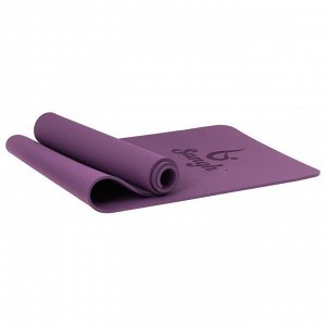 Коврик для йоги Sangh, 183?61?0,8 см, цвет фиолетовый