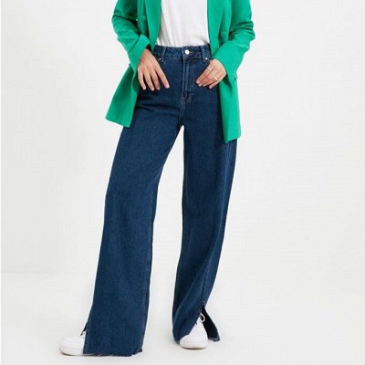 TRENDY Jeans. Новый сезон. Женские прямые джинсы, Женские широкие джинсы