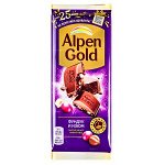 Шоколад Альпен Гольд Фундук Изюм 85 г