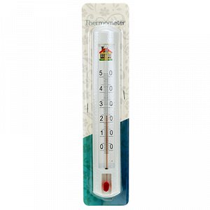 Термометр комнатный +50-0С "Домик", полистирол, бытовой, сувенирный, в блистере (Россия)