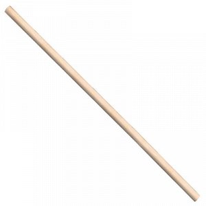 Черенок деревянный д30-32мм, для лопат, метел, граблей, h117см (Россия)