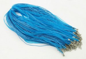 Лента со шнурком (голубой)
