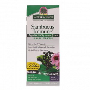 Natures Answer, Бузина для иммунитета, 12 000 мг, 8 жидк. унц. (240 мл)