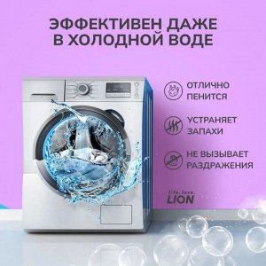 LION Концентр. стир. порошок для ручной и автомат. стирки в холодной воде (все виды тканей) "BEAT Econo Max", мягк. упак. 3 кг