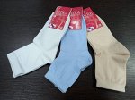Носки женские хлопок средний подголенок цвета при заказе