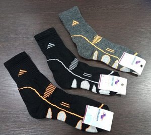 Носки мужские спортивные шерстяные махровые цвета при заказе