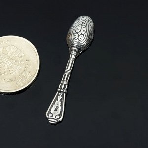Сувенир кошельковый "Ложка-загребушка", олово, 1,0x0,4x4,5 см