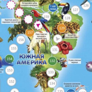 Геодом Игра-ходилка Животный мир Земли 59,5х42 см 2845