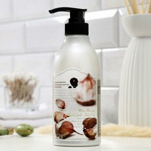 3W CLINIC Black Garlic Hair Pack Маска для волос "Черный чеснок", 500мл