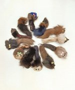 Игрушка для кошки  &quot;мышь&quot; с хвостом