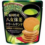 Вафли с кремовой прослойкой со вкусом зеленого чая, пакет 72г ТМ NANAO