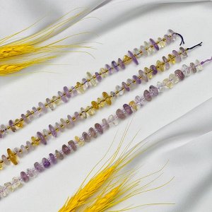 Радуга самоцветов Бусины для украшений из Аметиста и Цитрина