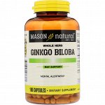 Mason Natural, Гинкго Билоба, 180 капсул