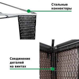 Тент садовый Green Glade 3176В 3х3х2,5м полиэстер