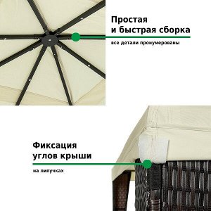 Тент садовый Green Glade 3176В 3х3х2,5м полиэстер
