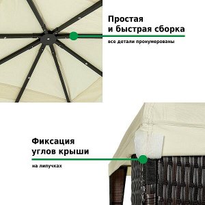 Тент садовый Green Glade 3176 3х3х2,5м полиэстер