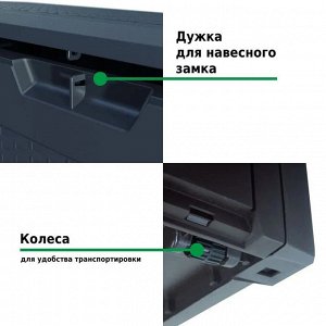 Ящик сундук садовый BOXE RATO - антрацит