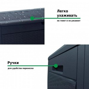 Ящик сундук садовый BOXE RATO - антрацит